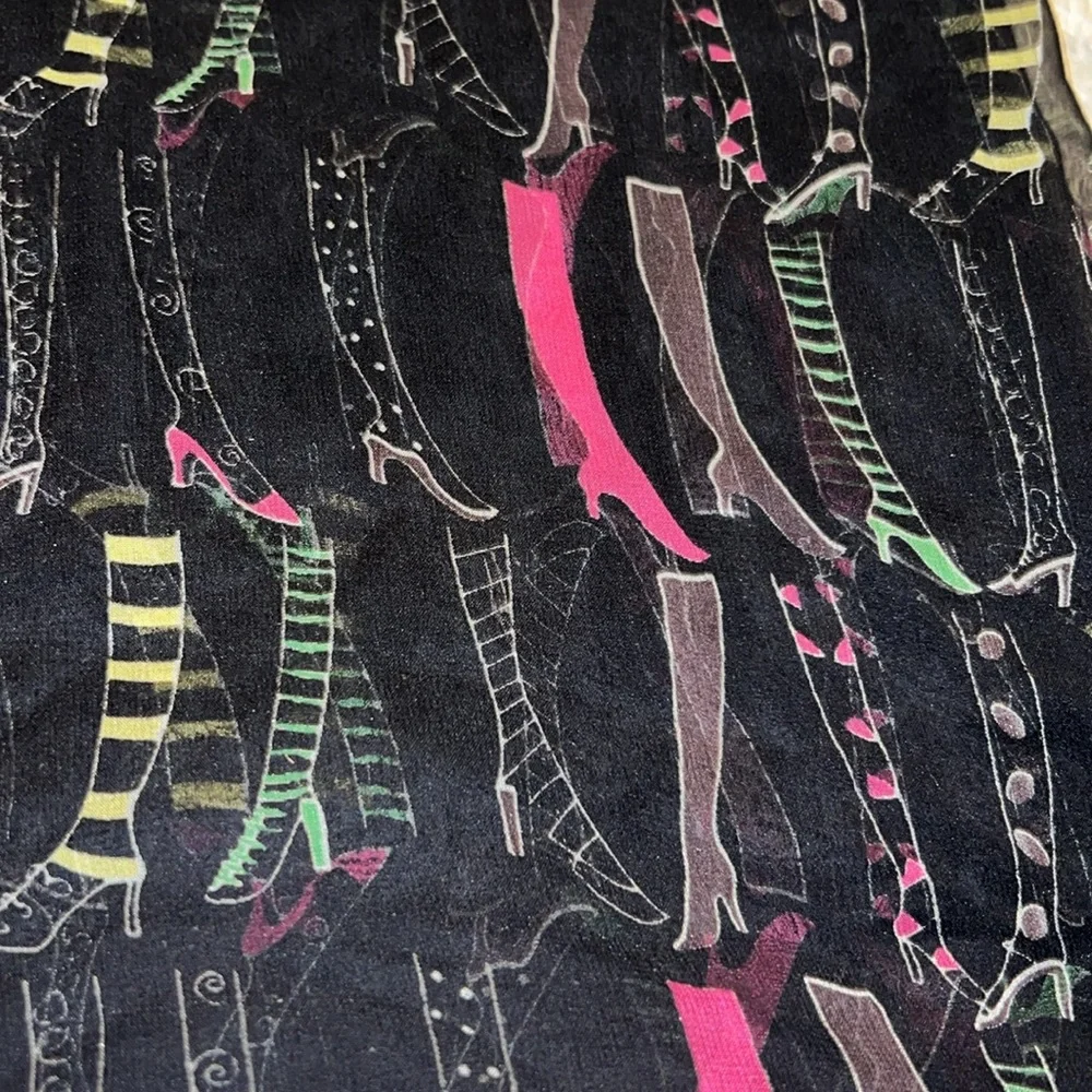 Designer silk scarf wrap boot pattern 96” x 88”